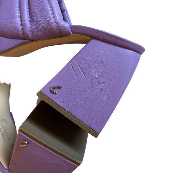 Circus by Sam Edelman Marlie Orchid Lilac Block
Heel Platform Sandals Size 5.5 - Picture 6 of 9